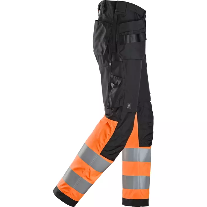 Snickers håndverksbukse, Svart/Hi-vis Oransje, large image number 2