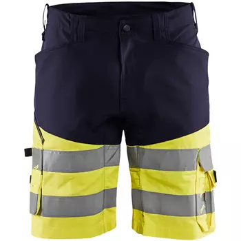 Blåkläder arbeidsshorts, Marine/Hi-Vis gul