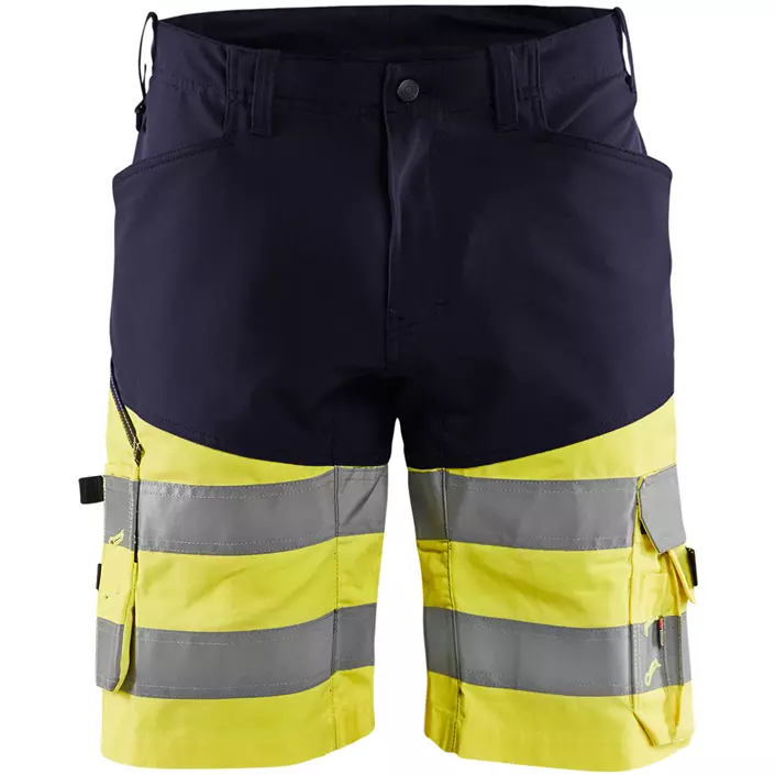 Blåkläder arbeidsshorts, Marine/Hi-Vis gul, large image number 0