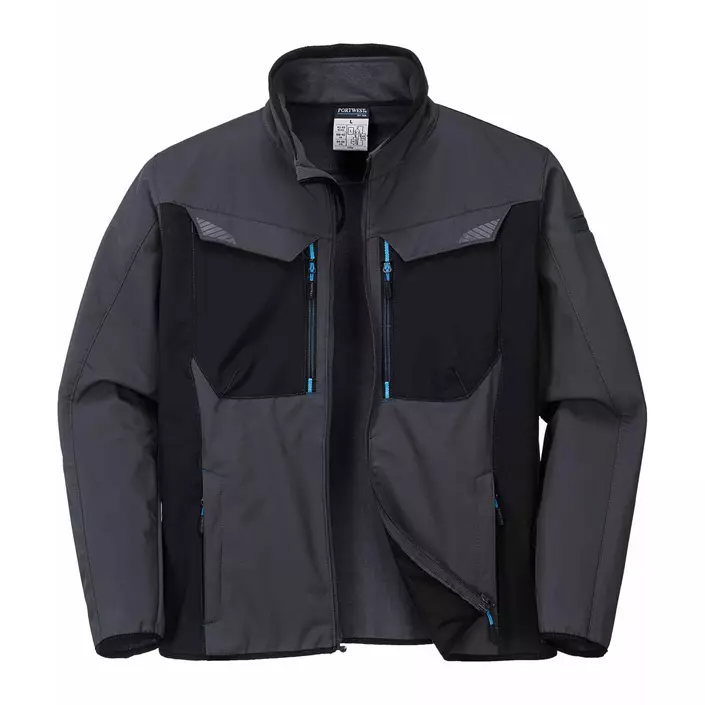 Portwest WX3 softshell jacket, Metal Grey, large image number 4