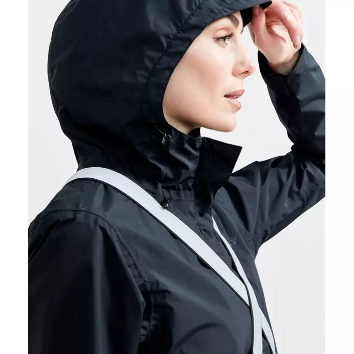 Craft Core Bike Ride Hydro Lumen women's jacket, Black, large image number 5