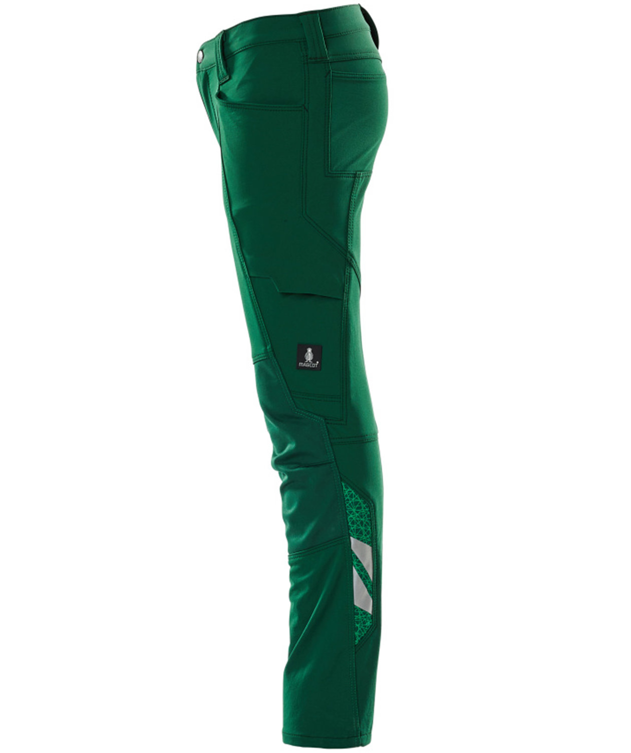 Mascot Accelerate Arbeitshose f&uuml;r Kinder full stretch, Gr&uuml;n, large image number 3