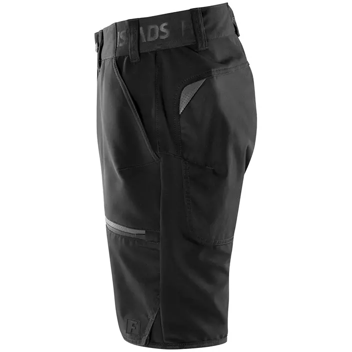 Fristads Outdoor Carbon semistretch shorts, Svart, large image number 2