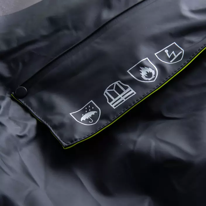 Lyngsøe Multinorm PU termooverall, Varsel gul/marinblå, large image number 3