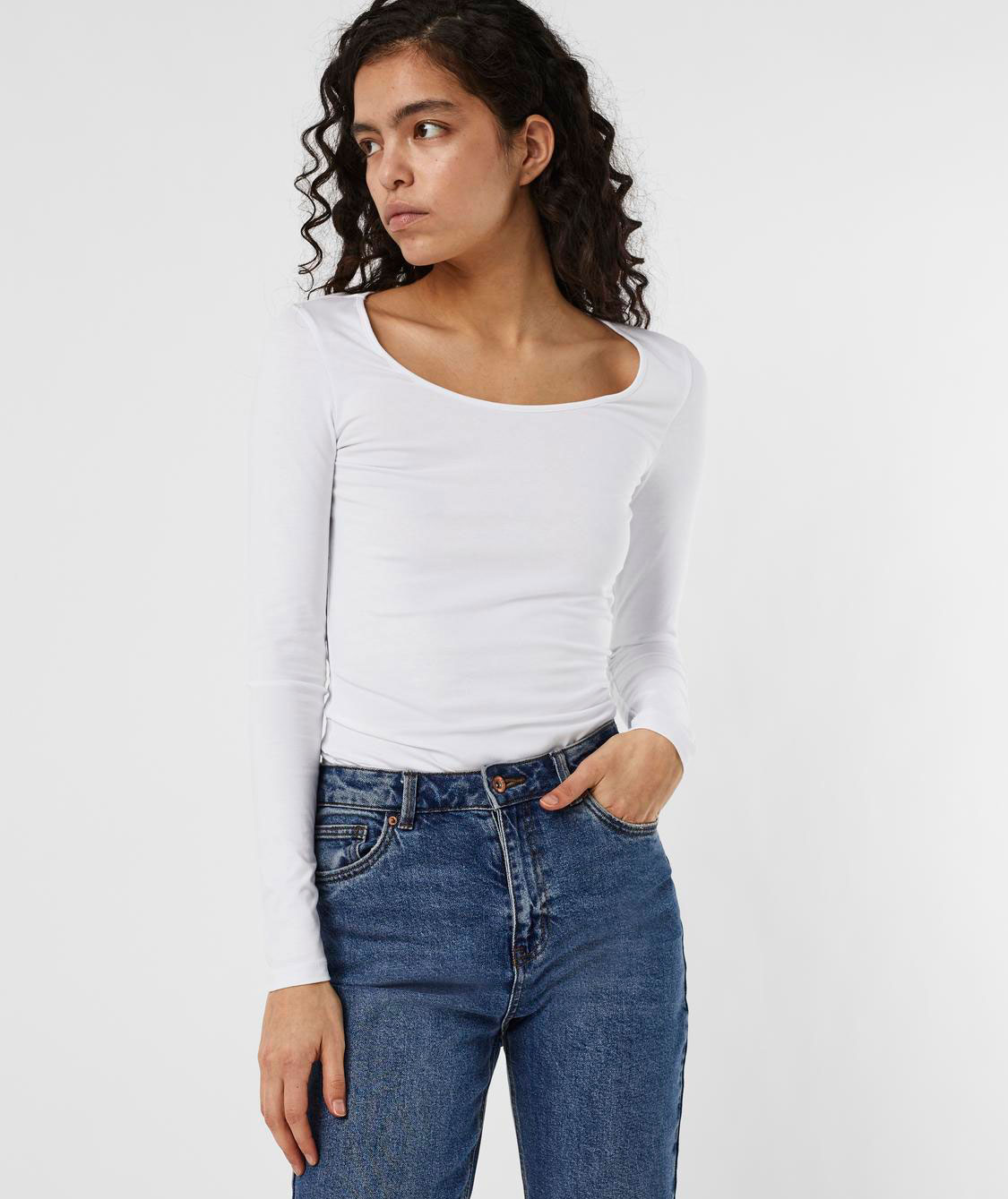 Vero Moda VMMAXI MY SOFT women's long-sleeved long T-shirt