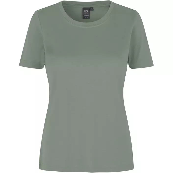 ID PRO Wear light dame T-shirt, Støvet grøn, large image number 0