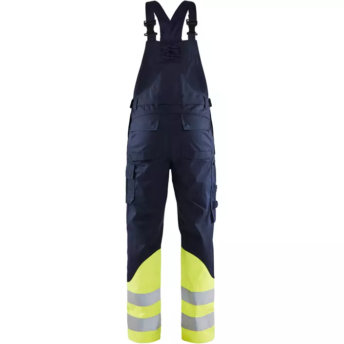 Blåkläder FR selebukse, Marine/Hi-Vis gul, large image number 2