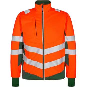 Engel Safety Softshelljacke, Hi-Vis Orange/Grün
