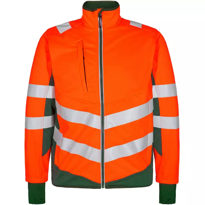 Engel Safety softshell jacket, Hi-vis Orange/Green, large image number 0