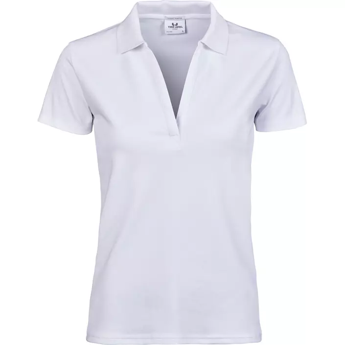 Tee Jays Luxury Stretch dame polo T-shirt, Hvid, large image number 0