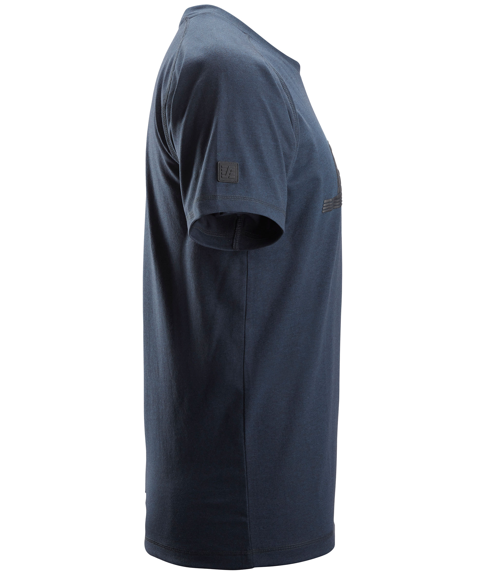 Snickers logo T-shirt 2590, Navy melange, large image number 2