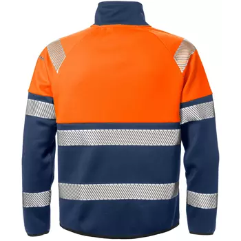 Fristads sweat jacket 4517, Hi-vis Orange/Marine