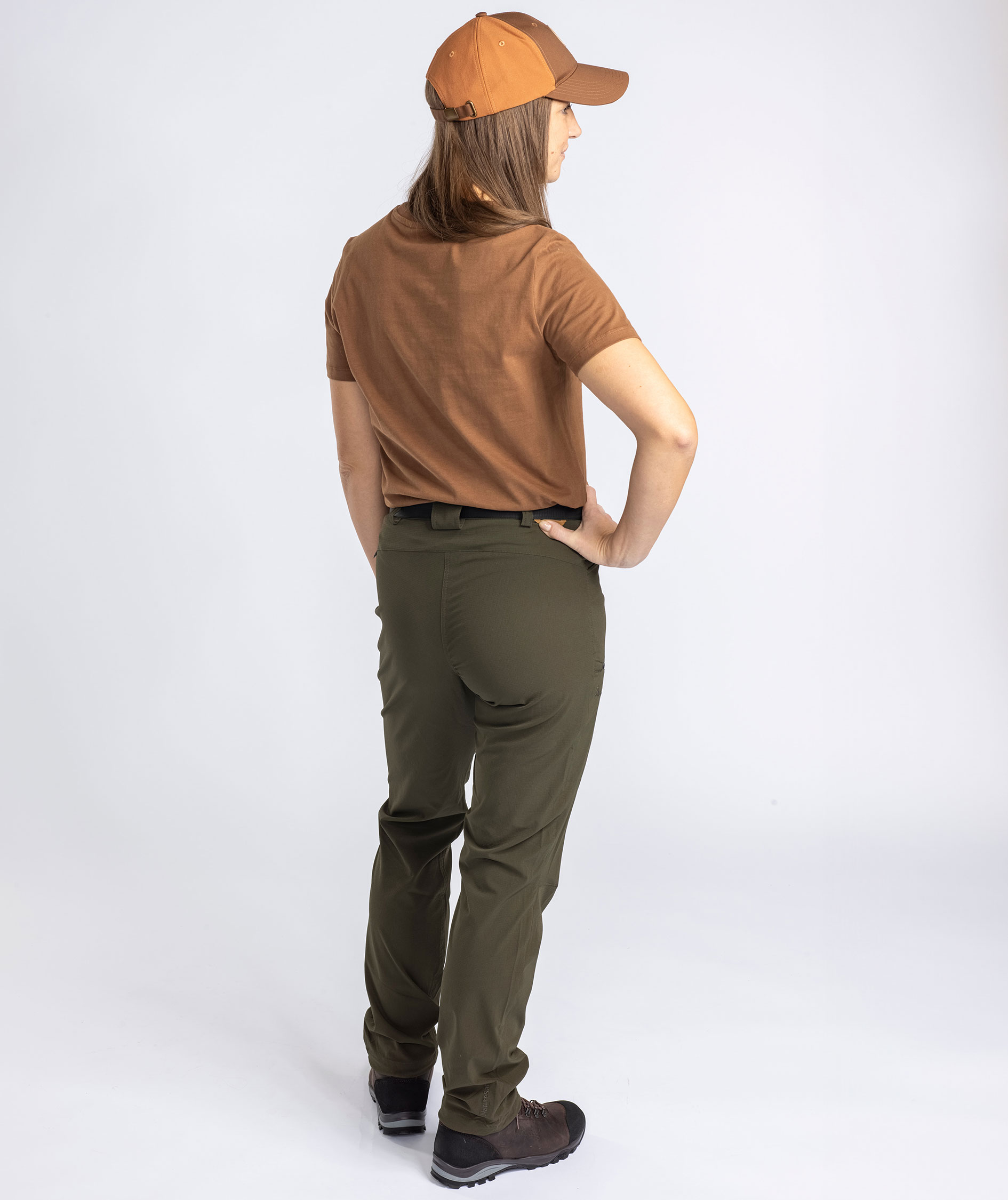 Pinewood Outdoor Life dame T-shirt, Nougat, large image number 4