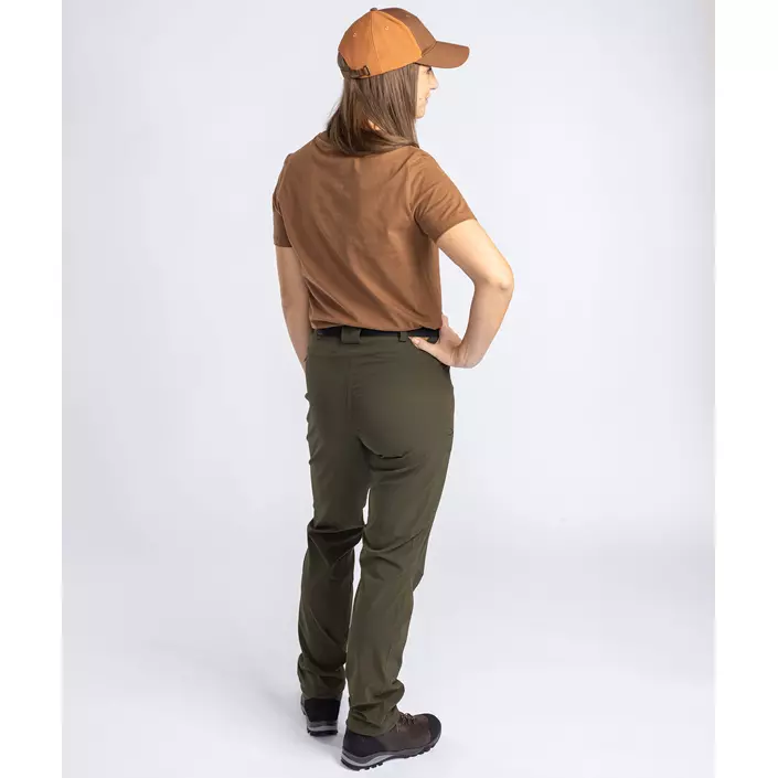 Pinewood Outdoor Life dame T-shirt, Nougat, large image number 4