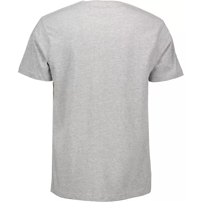 Westborn T-Shirt with chestpocket, Light Grey Melange, large image number 2