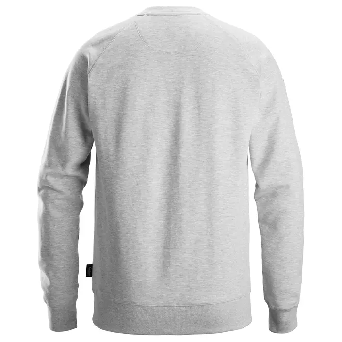Snickers logo sweatshirt 2892, Lys gråmeleret, large image number 1