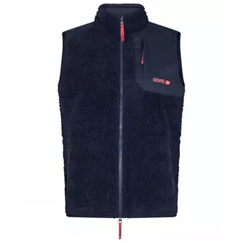Dovre women's fibre pile vest with wool, Navy
