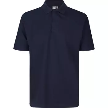 ID PRO Wear Piké-tröja med tryckknappar, Marinblå