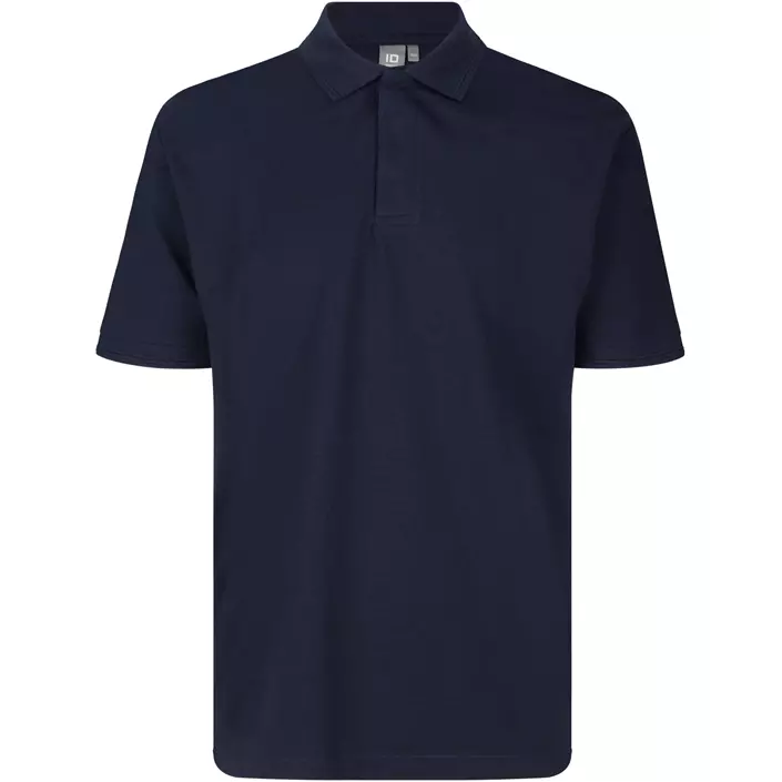 ID PRO Wear Polo T-shirt med trykknapper, Marine, large image number 0