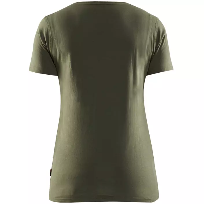 Blåkläder dame T-skjorte, Høstgrønn, large image number 1