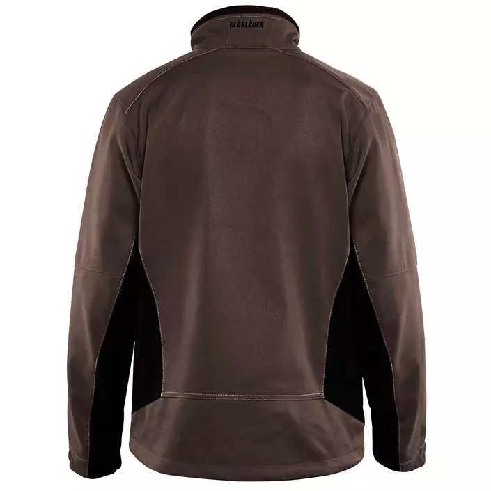 Blåkläder Unite softshell jacket, Brown/Black, large image number 2