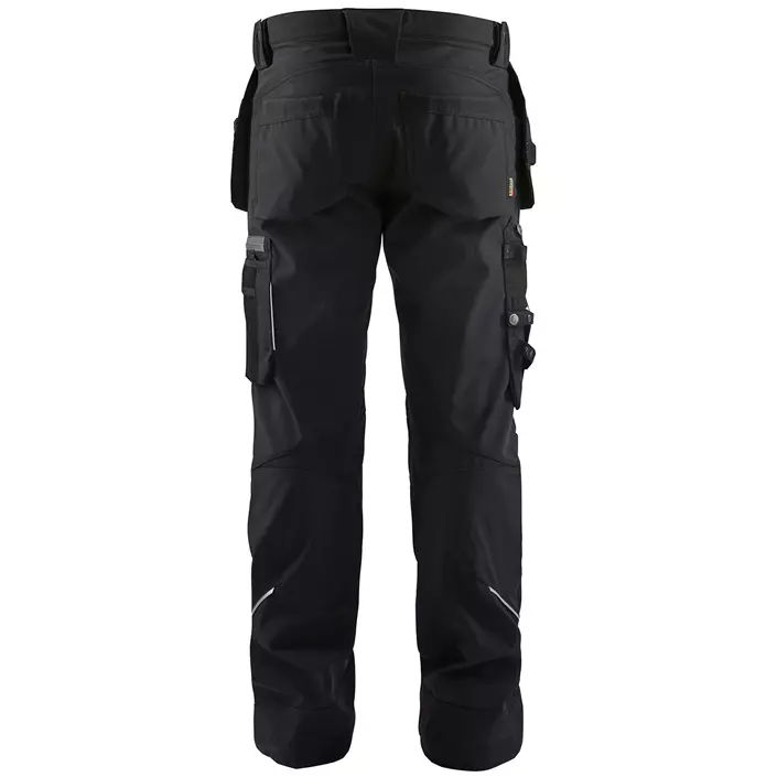 Blåkläder softshell craftsman trousers, Black, large image number 1