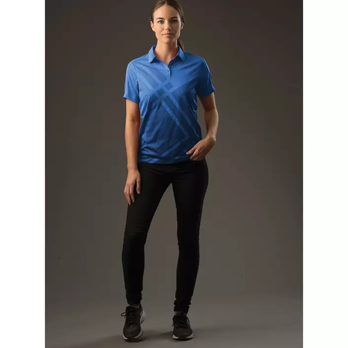 Stormtech women’s reflective polo T-shirt, Azure, large image number 1