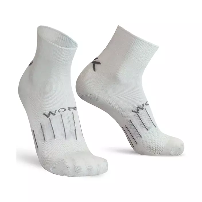 Worik MyCotton 2-pack socks, White, large image number 0