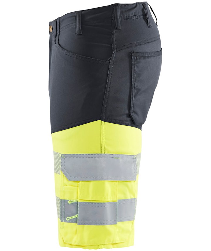 Bl&aring;kl&auml;der work shorts, Grey/Hi-Vis Yellow, large image number 4