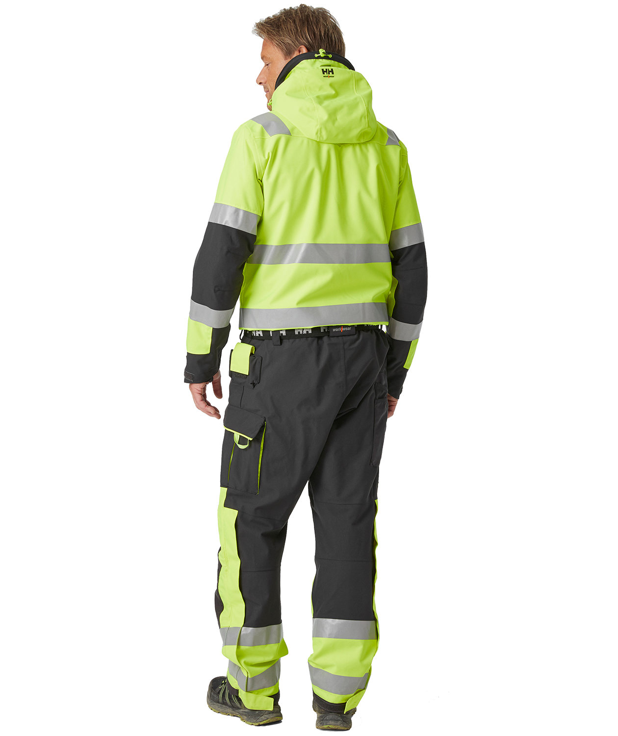 Helly Hansen Alna 2.0 skalkedeldragt, Hi-vis gul/charcoal, large image number 3