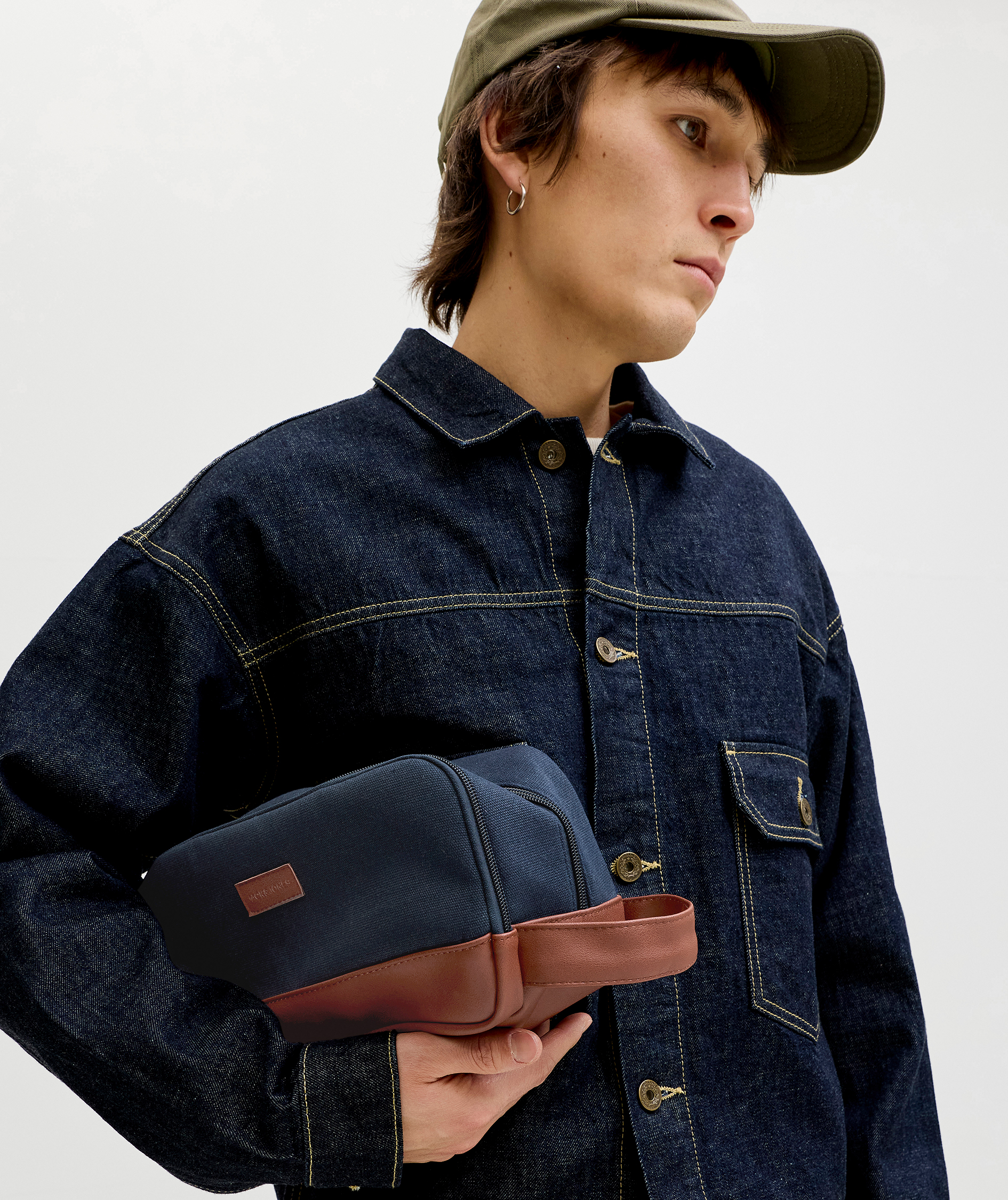 Jack & Jones JACPASCAL toiletry bag 3,7L, Dark navy