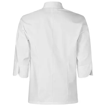 Segers 1501 Kochhemd mit 3/4 Ärmeln, Weiß