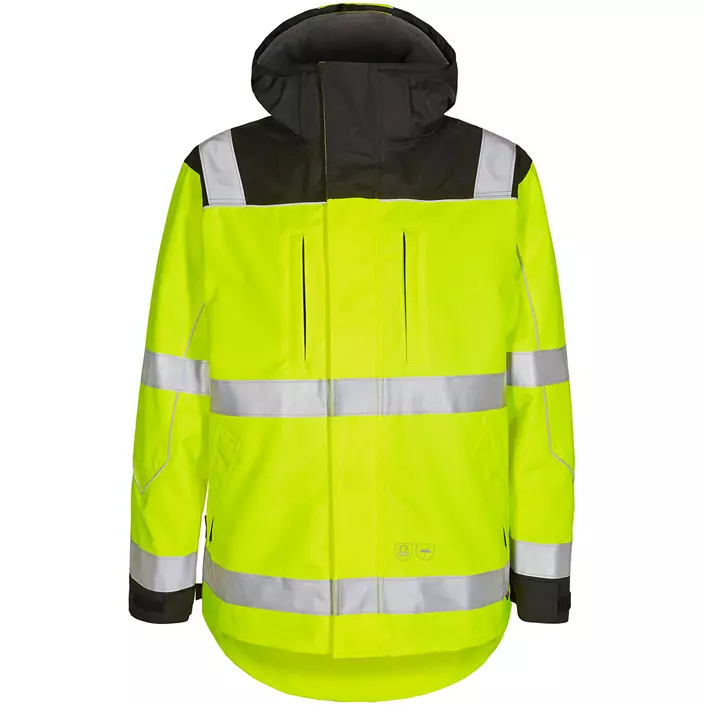 Engel Safety shell jacket, Hi-vis Yellow/Black, large image number 0