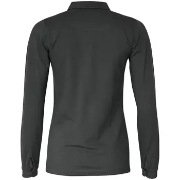 Nimbus Carlington long-sleeved women's polo shirt, Charcoal
