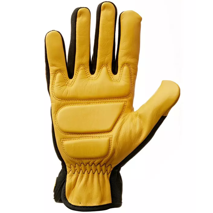 Kramp vibrationsdæmpende handsker, Sort/Gul, large image number 1