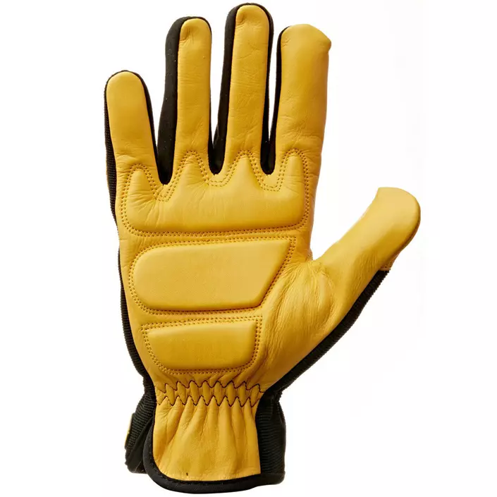 Kramp vibrationsdämpande handskar, Svart/Gul, large image number 1
