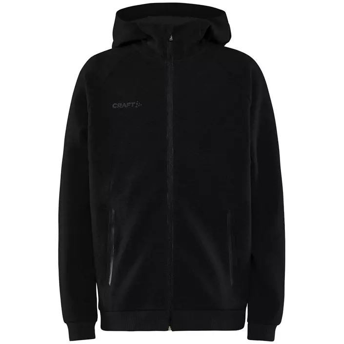 Craft Core Soul Full Zip hoodie for kids, Black, large image number 0