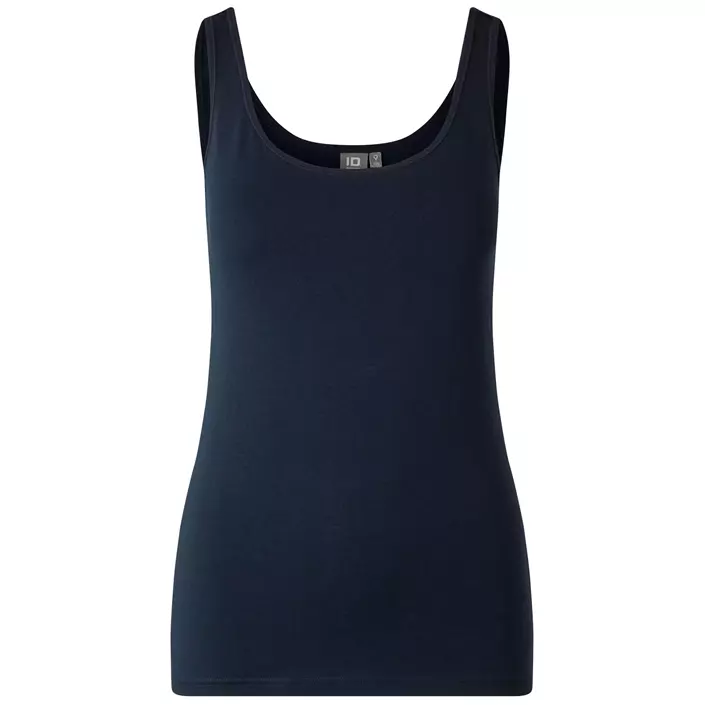 ID Stretch women's singlet, Navy, large image number 0