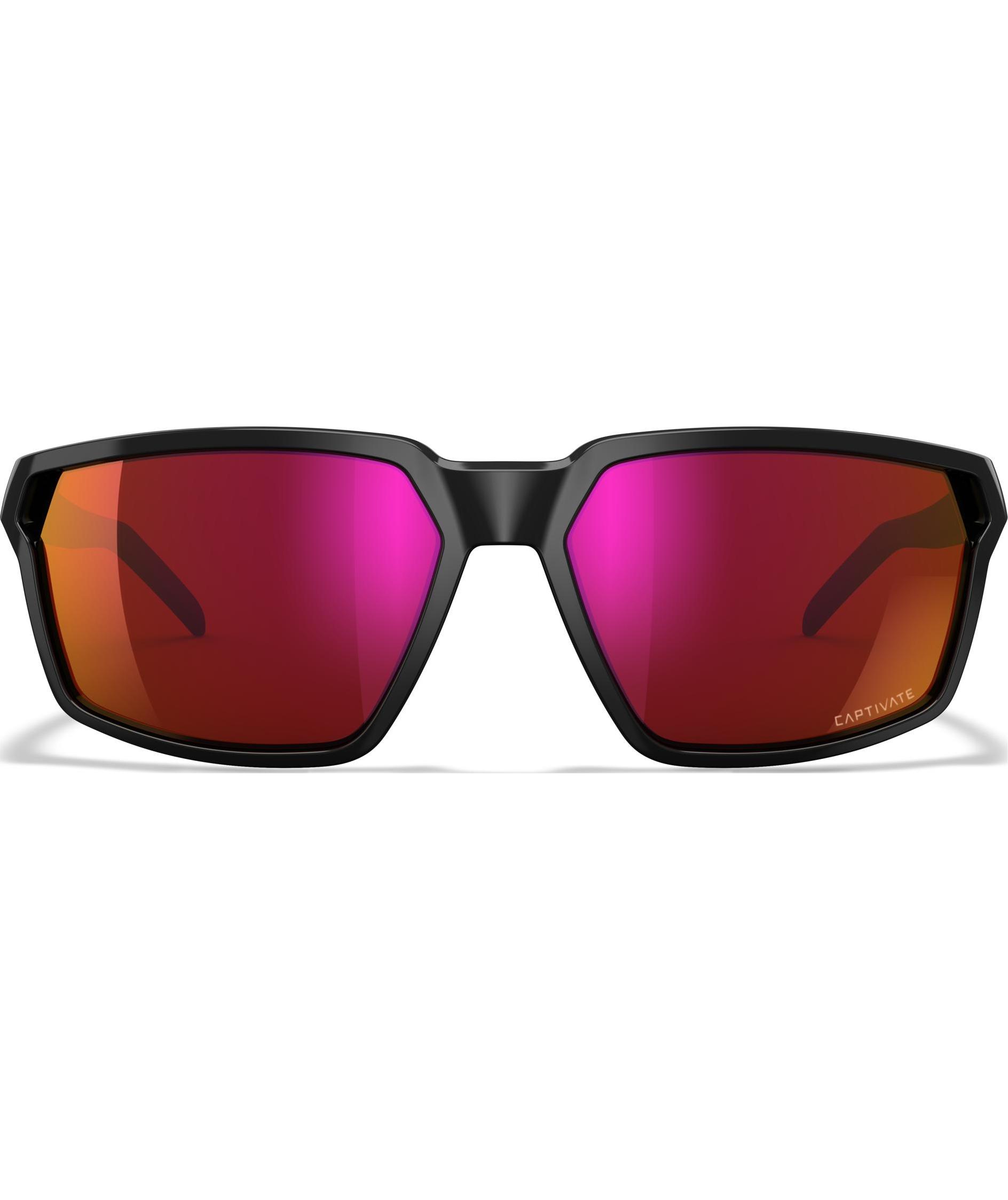 Wiley X WX Sierra sunglasses, Black/Red