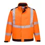 Portwest Modaflame Multinorm softshell jacket, Hi-vis Orange/Marine
