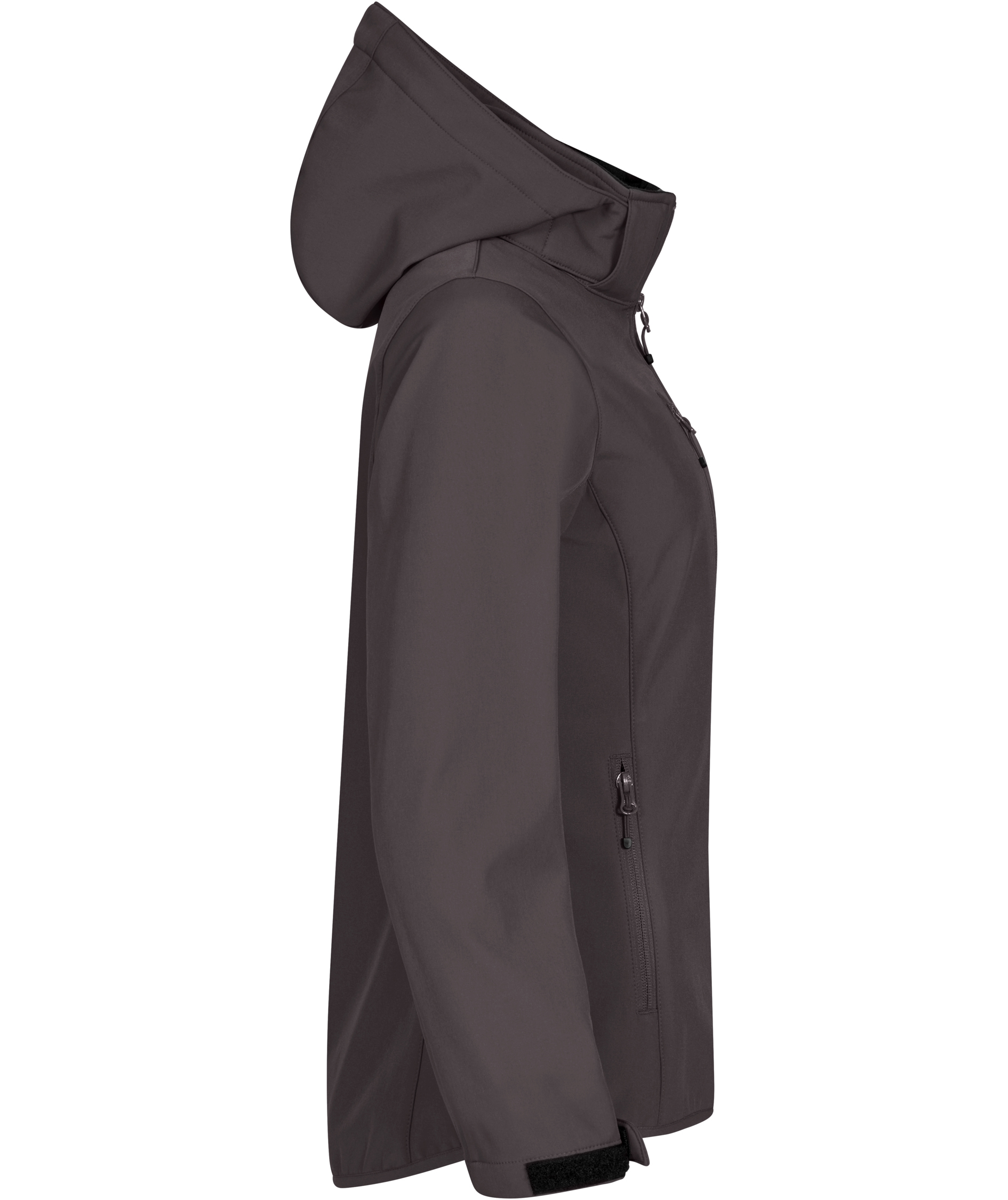 Clique Classic softshelljacka dam, M&ouml;rkgr&aring;, large image number 2