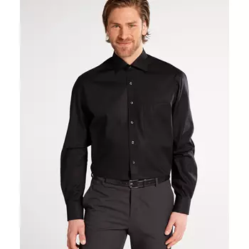 Eterna Uni Modern fit Poplin skjorta, Black