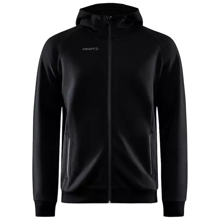 Craft Core Soul Full Zip hoodie med blixtlås, Black, large image number 0