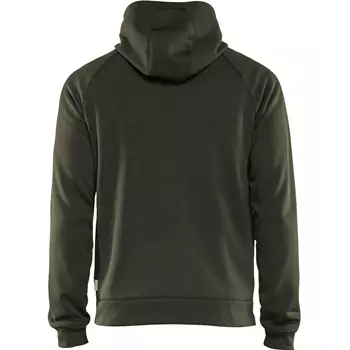 Blåkläder hybrid hoodie, Olive Green/Black