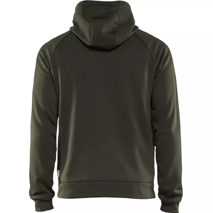 Blåkläder hybrid hoodie, Olive Green/Black, large image number 1