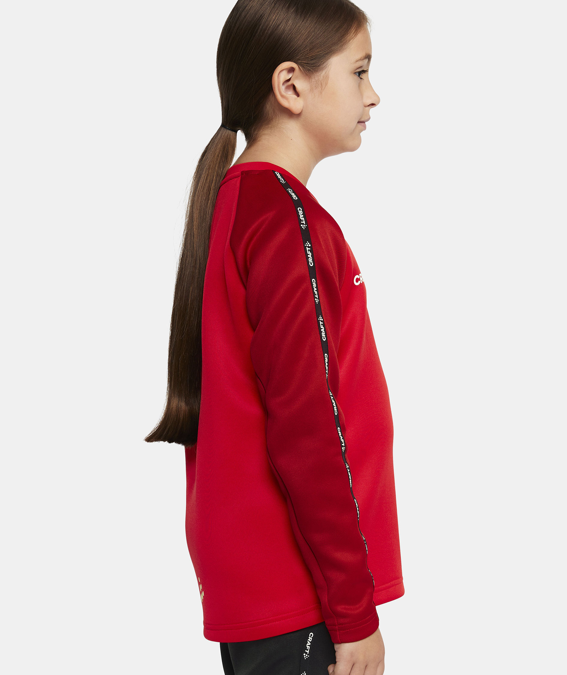 Craft Squad 2.0 treningsgenser for barn, Bright Red-Express, large image number 7