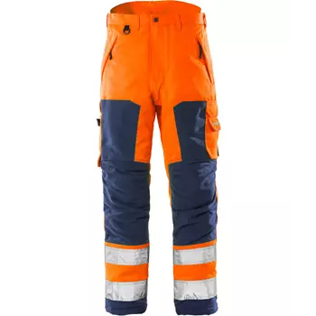 Fristads winter trousers 2034, Hi-vis Orange/Marine