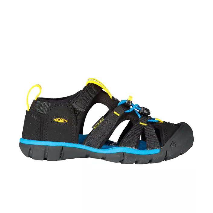 Keen Seacamp II CNX C sandaler til børn, Black/Yellow, large image number 0