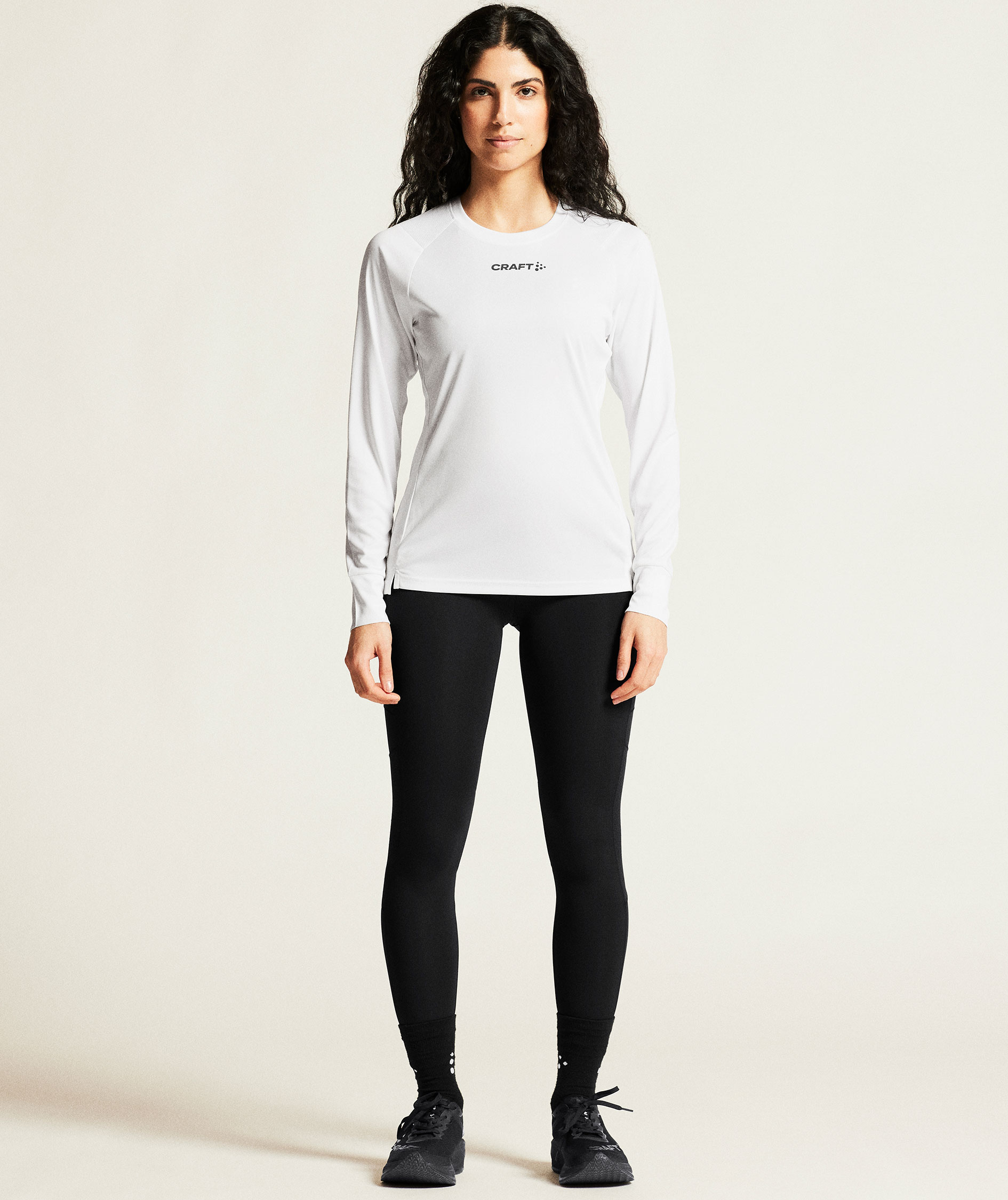 Craft Rush 2.0 women's long-sleeved T-shirt, White