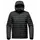Stormtech Stavanger thermal jacket for kids, Black/Grey, Black/Grey, swatch